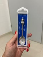 Sammlerlöffel Silber mit Krone, Neu, Souvenir aus London