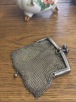 Vintage Silber-Geldboerse, Handarbeit - Rarität!