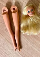 Jambes et 1 tête Barbie de rechange - années 80