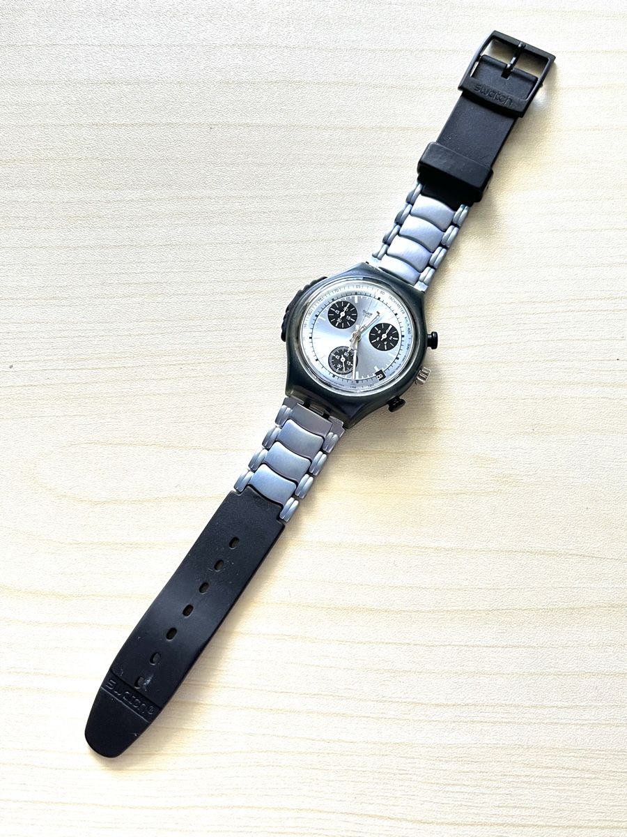 Swatch Orologi: Swatch Chronograph Uhr  Herren Armbanduhr – Usato da Grenchen venduto da chththl 1