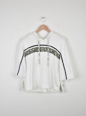 Marc Cain Sports leichter Hoodie, Gr.34-36 (N1)