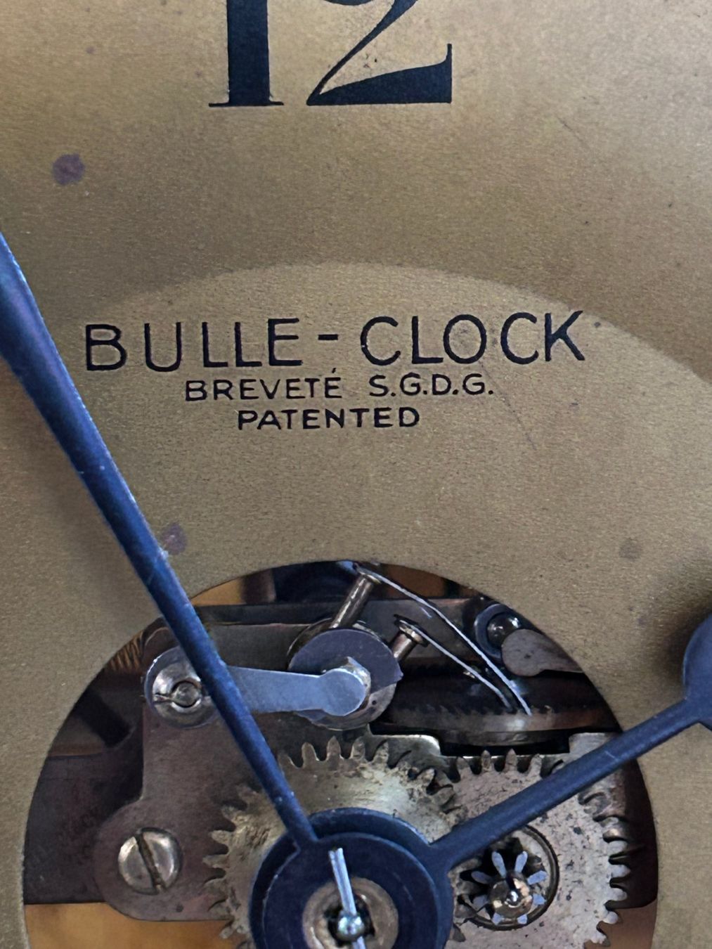 Orologi da terra & Orologi da parete: TOP RAR ELECTRIC BULLE WALL CLOCK um 1920 – Usato da Sugiez venduto da brockicenter 4