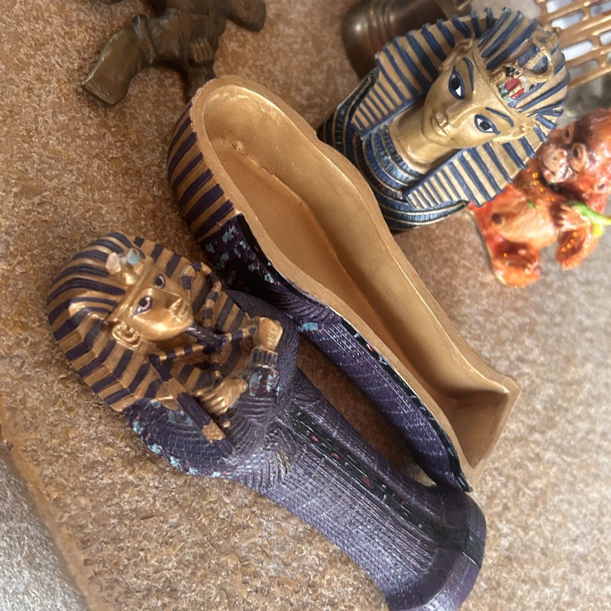 Statuette: 9 Skulpturen/Gegenstände messing diverses – Usato da Laufen venduto da Bellavitaboom 2