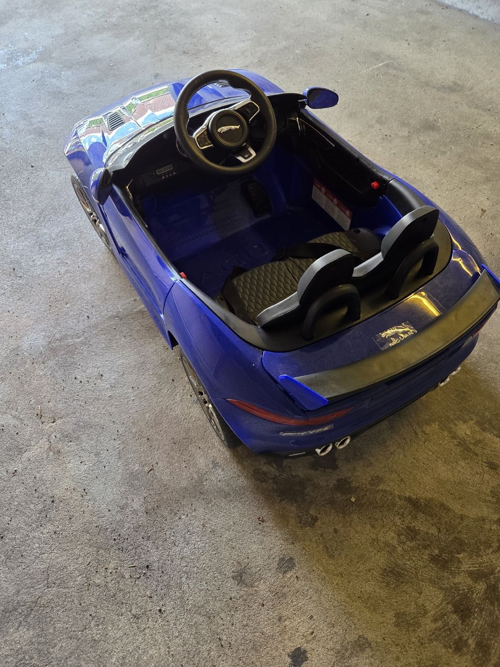 Jaguar Veicoli per bambini: Elektroauto Kinder Jaguar blau – Usato da Menziken venduto da BRI90 3