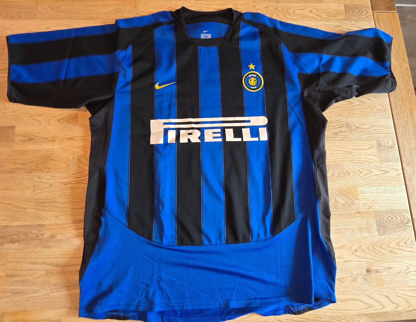 Nike Leibchen & Hosen: Inter Mailand | Van der Meyde | 2003/04 | Heimtrikot | gut – Gebraucht aus Zollbrück von MiKron 1