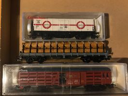 3x Electrotren RN/RENFE Güterwagen
