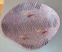 Mid-Century-Keramikschale (West Germany Pottery)