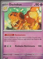 TCG POKEMON destino di Paldea PAF 039/091 DACHSBUN Italiano