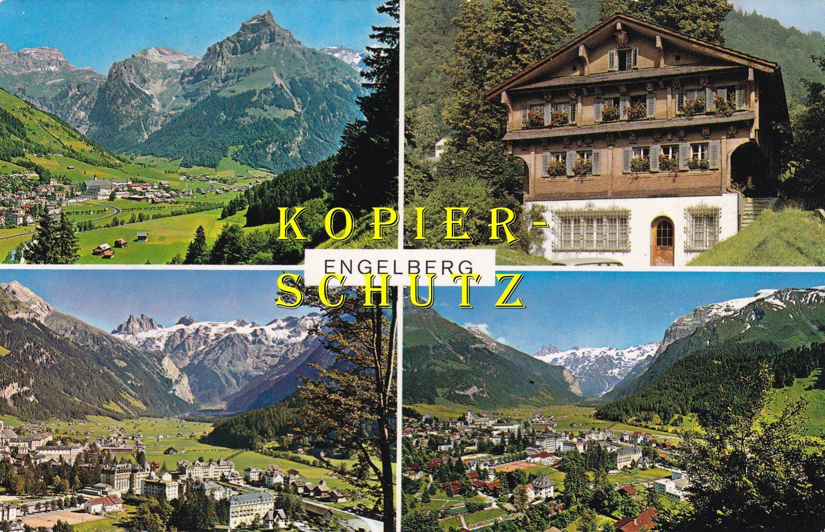 Cartoline postali: Engelberg (4 Ansichten) /ay – Usato da Hombrechtikon venduto da Rudolf07
