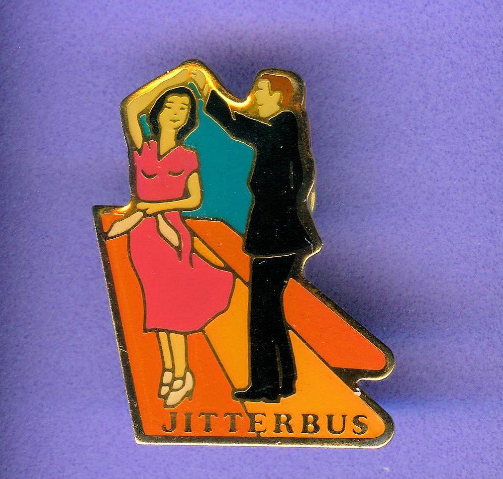 Plaketten & Abzeichen: Tanzen  JITTERBUS – Gebraucht aus Winterthur von Sammleroase