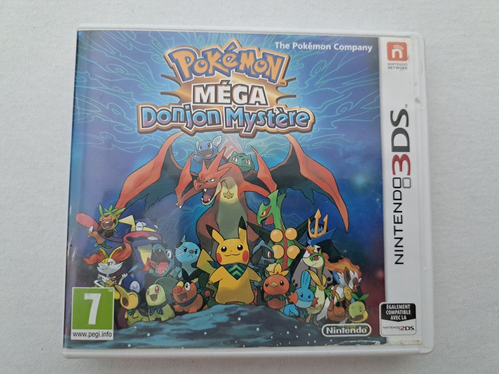 Jeu Pokémon Méga Donjon Mystère - Version Française (VF) Pour Nintendo 3DS - Occasion Très Bon État