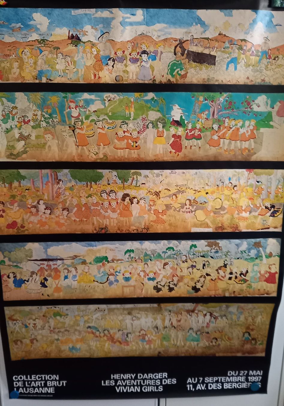 Poster & Bilder: Collection de l'Art Brut /Henry Darger – Gebraucht aus Oberembrach von peeeg