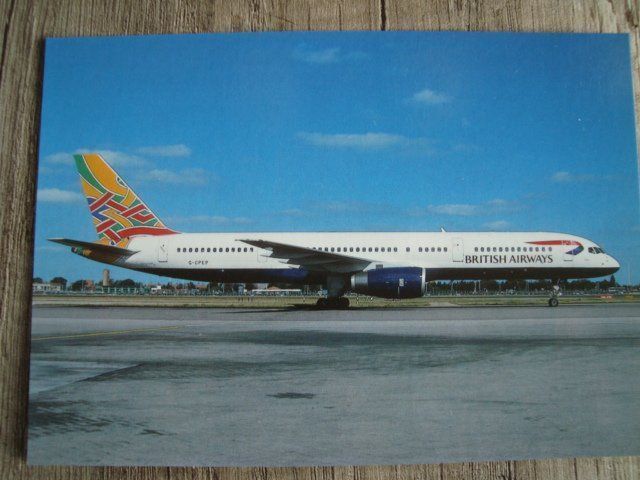 Cartoline postali: British Airways B757-2Y0 G-CPEP – Nuovo e nell'imballaggio originale da Thun venduto da Abigboss