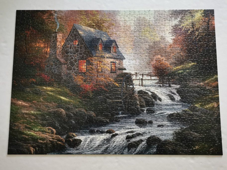 Puzzles: Schmidt Puzzle 1'000 Teile Thomas Kinkade – D'occasion à Birsfelden par Dsternschnuppe 1