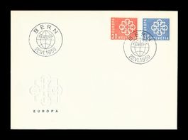 1959 FDC "EUROPA" illustriert ohne Adresse - LUXUS