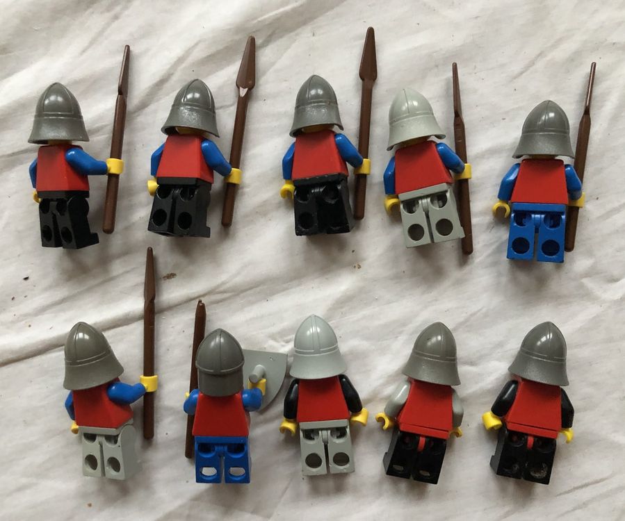 10x LEGO - Ritter - Minifiguren - 80er Jahre (Gebraucht) in ...