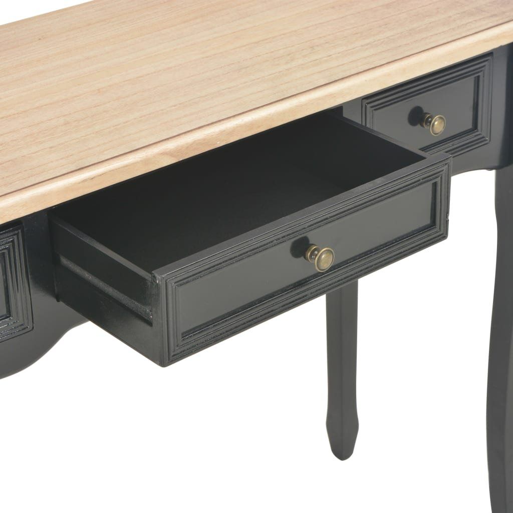 Tavoli: Table de console et coiffeuse avec 3 tiroirs Noir – Nuovo e nell'imballaggio originale da Lausanne venduto da VIda-Mobel 1