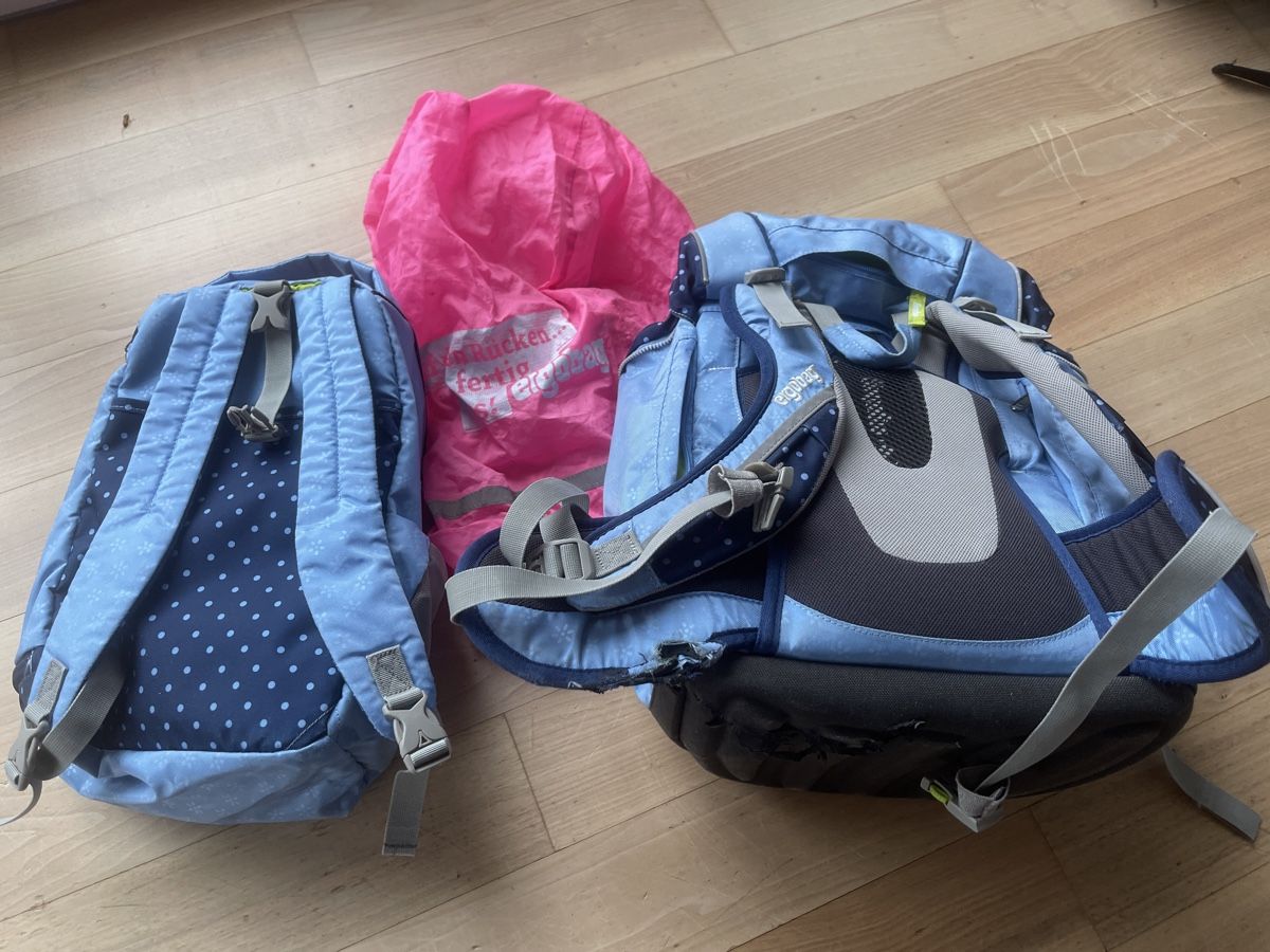 Borse & Zaini: Ergopack Schulranzen-Set Schulthek ergonomisch blau Mädchen – Usato da Oberwil-Lieli venduto da 2carin 8