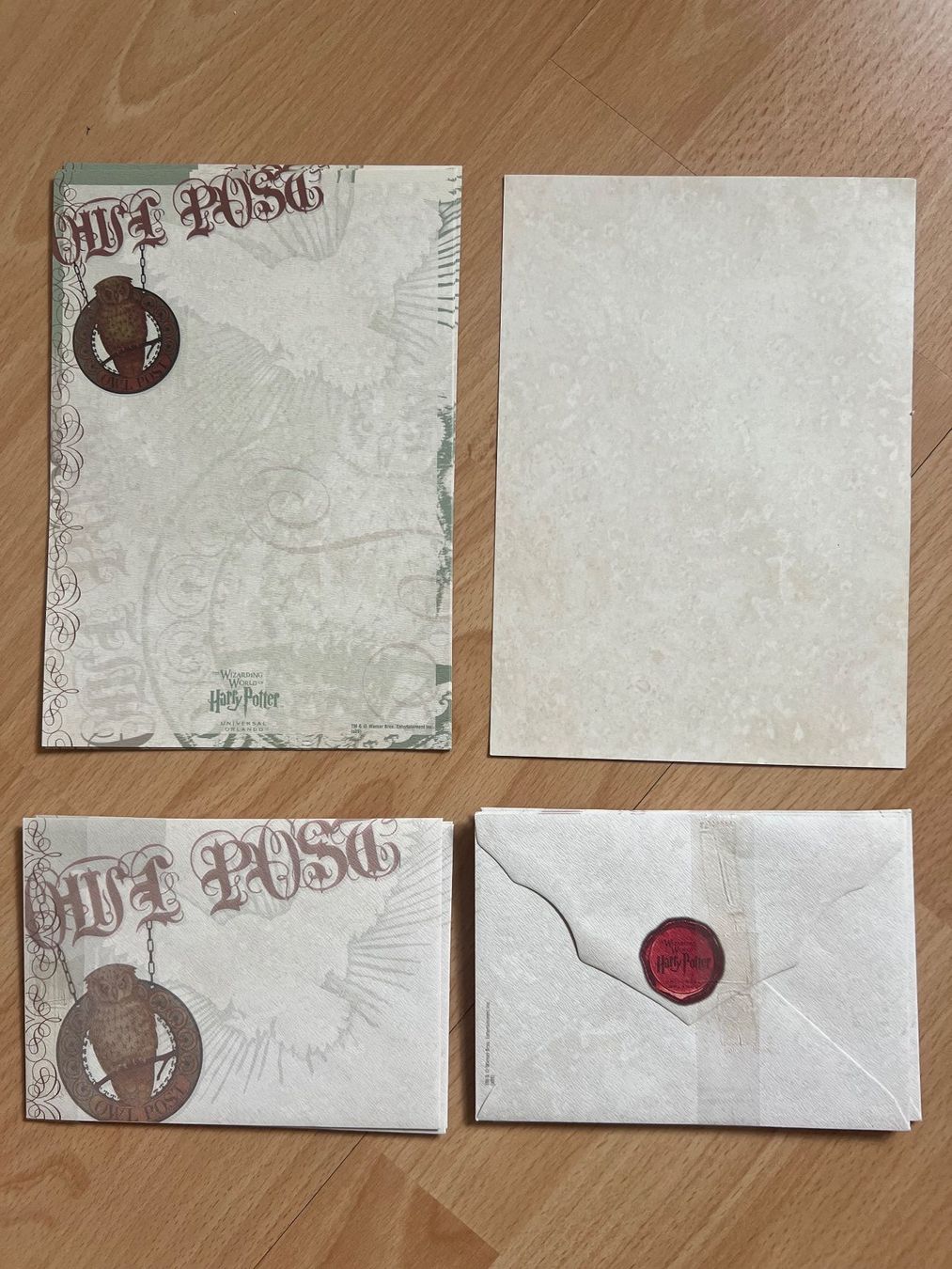 Carta: Harry Potter Briefpapier – Nuovo e nell'imballaggio originale da Dübendorf venduto da Charlie03
