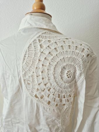 & OTHER STORIES BLUSE TUNIKA 40 L STICKEREI, TOP MIT PONCHO
