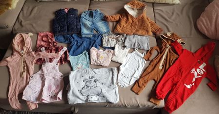 Lässiges Mädchen Kleiderset in der Grösse 68-86