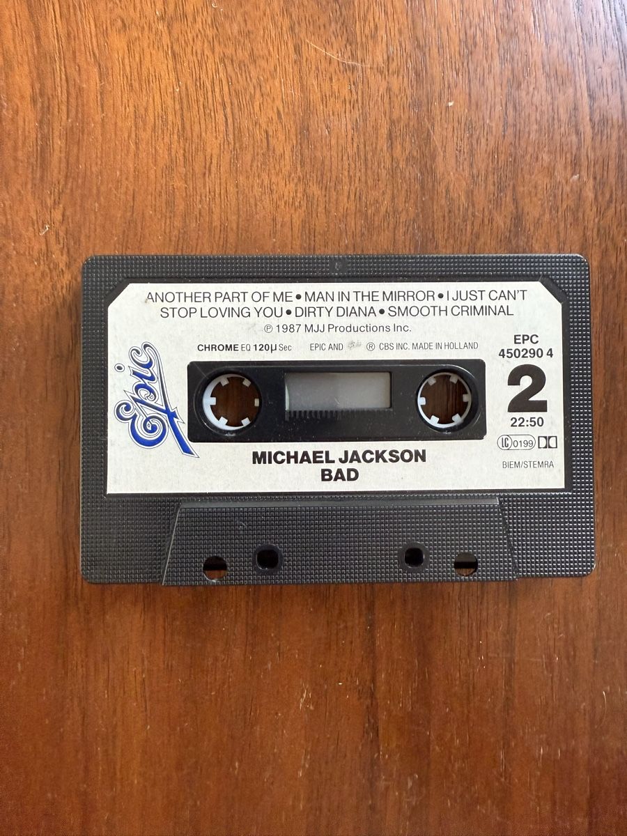 Musicassette: Michael Jackson BAD Kassette  – Usato da Stein am Rhein venduto da Tags 3