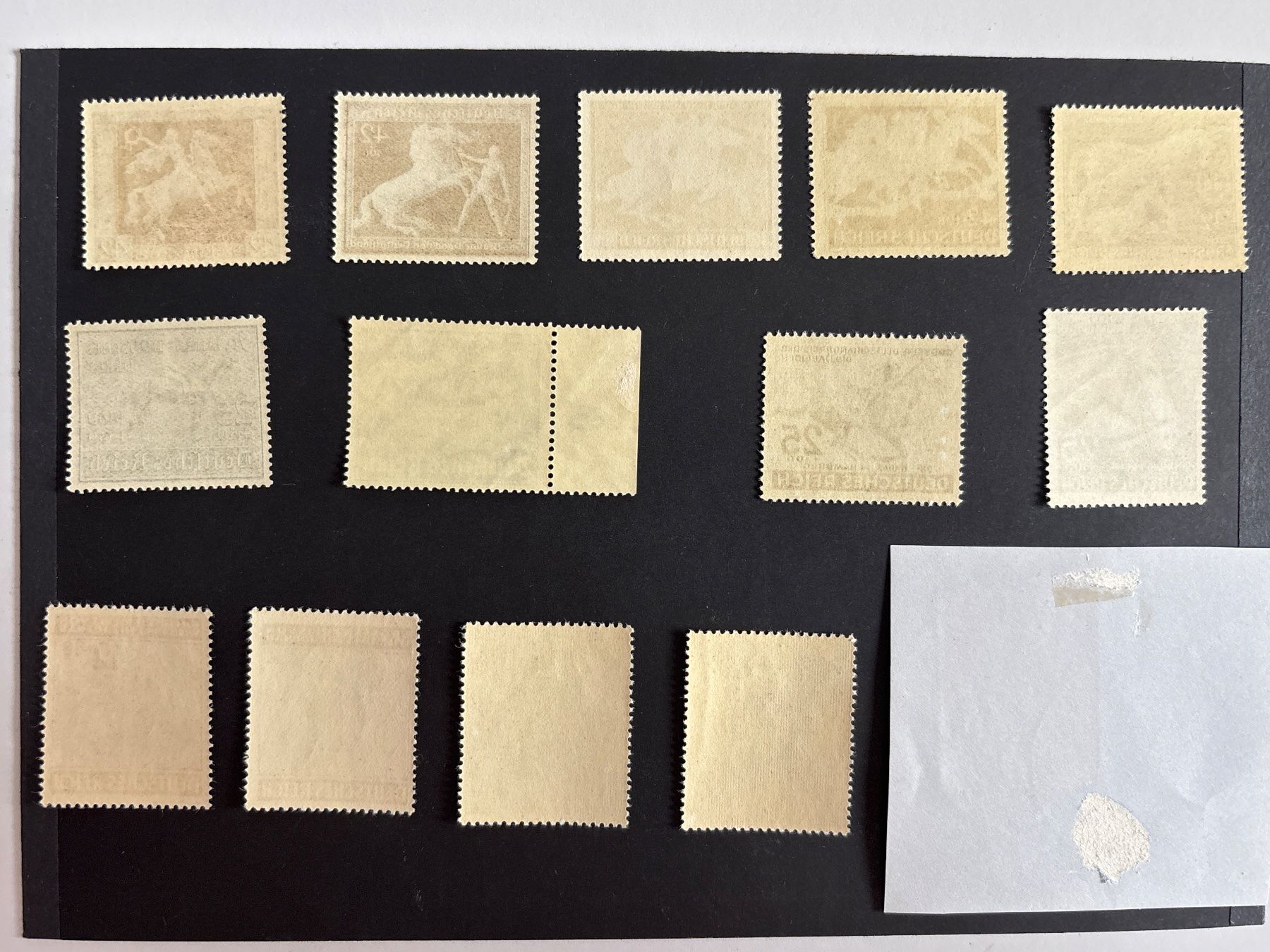 Alle Briefmarken: Lot Marken Deutsches Reich postfrisch Pferde – Neu (gemäss Beschreibung) aus Adliswil von derrick0825 1