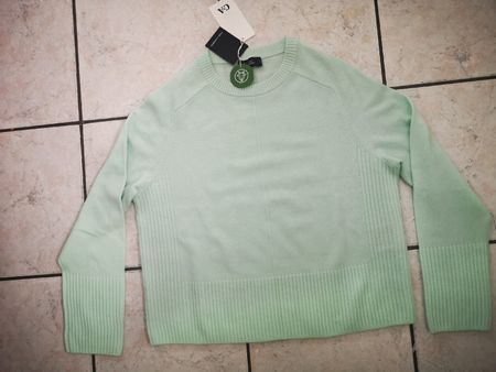 Neu: Mintgrüner Kaschmir pullover Gr. S