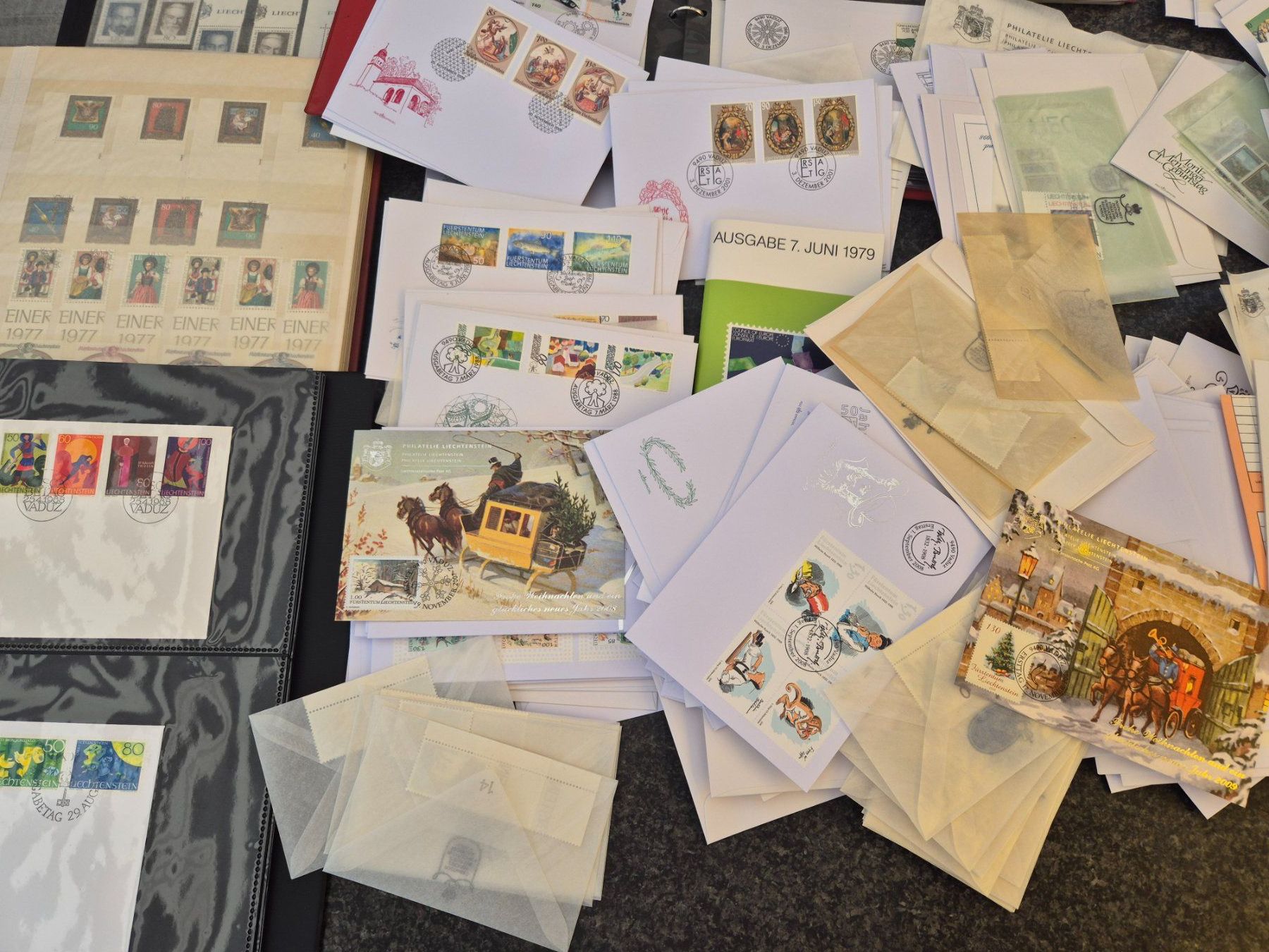 Alle Briefmarken: FL-Briefmarken grosse Sammlung bis 2007 Zustand gem.Bilder – Gebraucht aus Oberuzwil von ceeg7 7