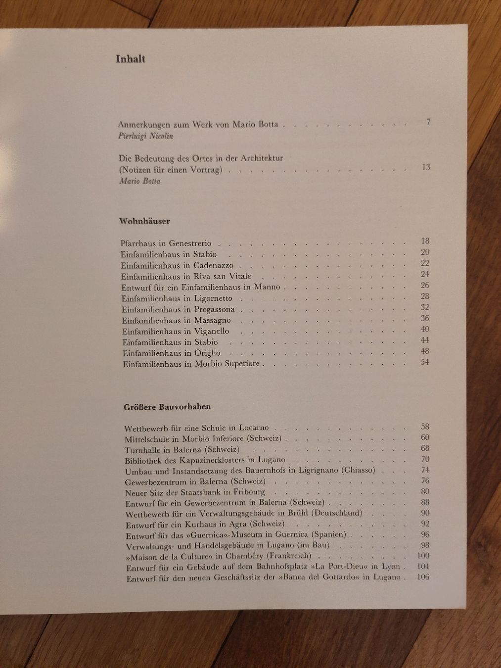 Libri: Mario Botta Bauten und Projekte - signiert – Usato da Zürich venduto da Hoernli123 2