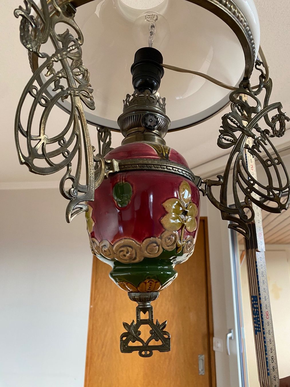 Lampadari & plafoniere: Hängelampe / Deckenleuchte antik – Usato da Sins venduto da cristalli 3