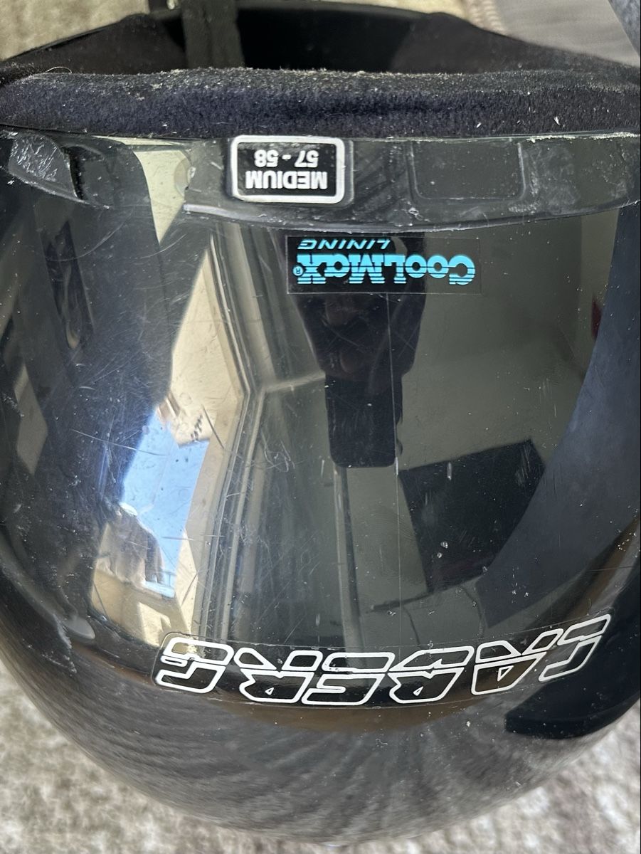 Caschi & visiere: CaberesTBO Black Motorcycle Helmet - Size Medium 57-58cm – Usato da Bern venduto da kingmanish 4