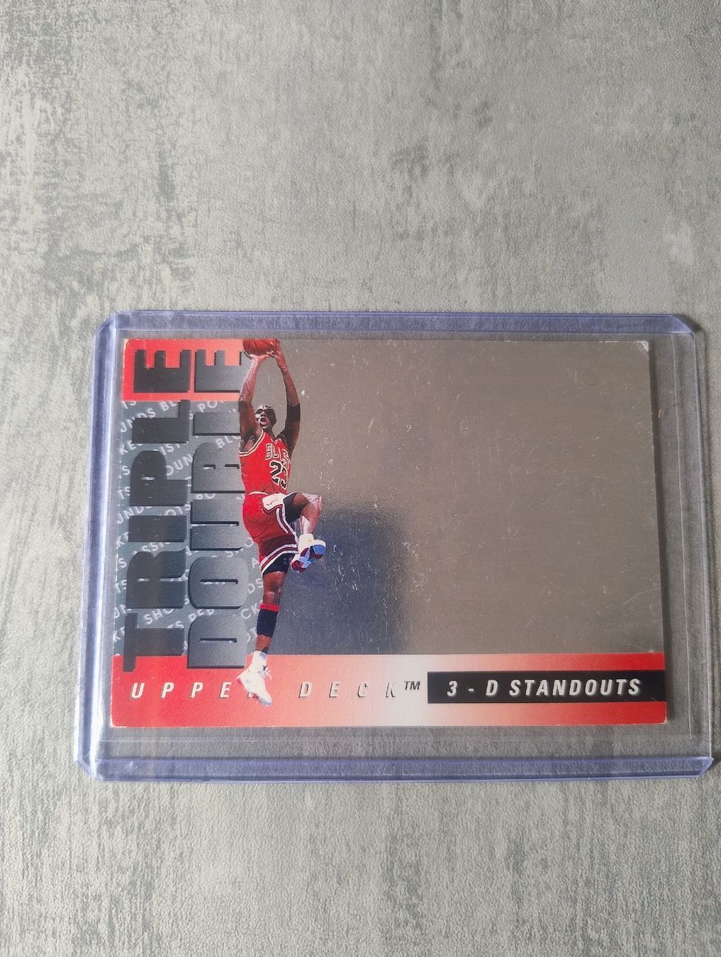 Nba Carte collezionabili: NBA Upper deck 3-D Triple Double Michael Jordan  – Usato da Martigny venduto da jul_7s5x