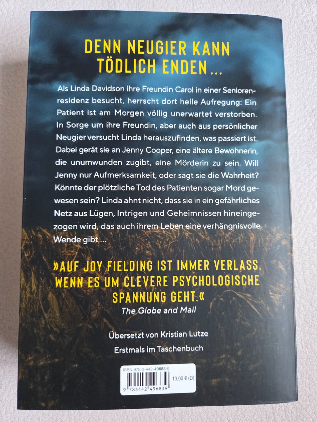 Libri: Joy Fielding: Die Besucherin – Usato da Bergdietikon venduto da Tanne_10 1