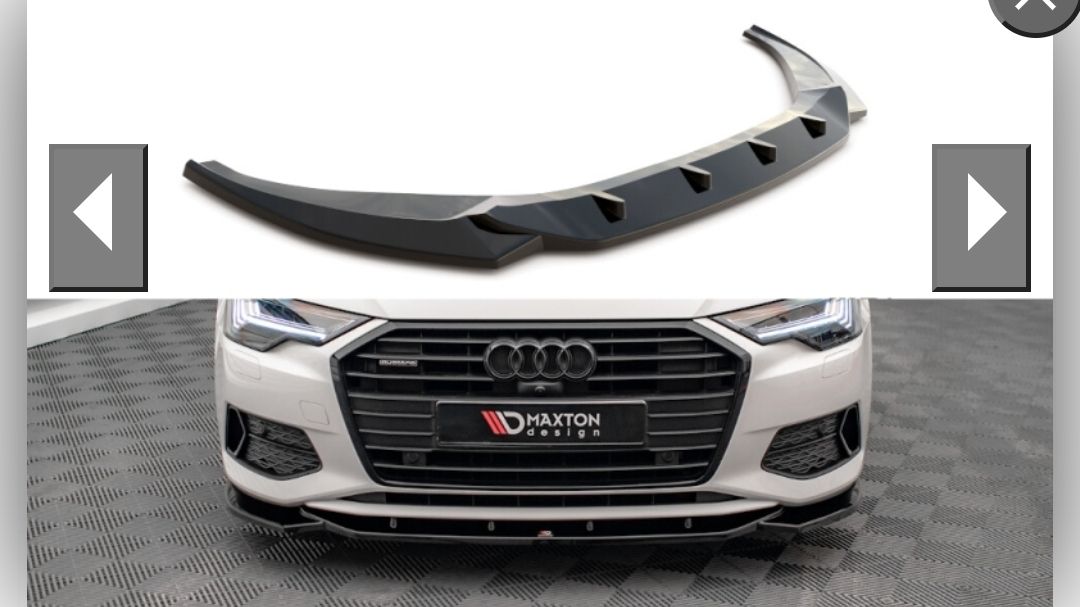 Toutes les pièces auto: Audi A6 Frontspoiler Maxton Design V.1 neu – Neuf avec emballage d'origine à Sargans par zej_zpg8