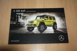 Mercedes G 500 4x4  2 Prospekt 6/2015