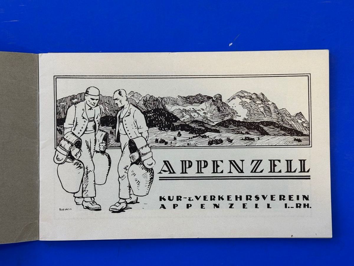 Libri: Appenzell. Titel von Carl Liner ca 1930 – Usato da Adliswil venduto da buch_und_kunst 1
