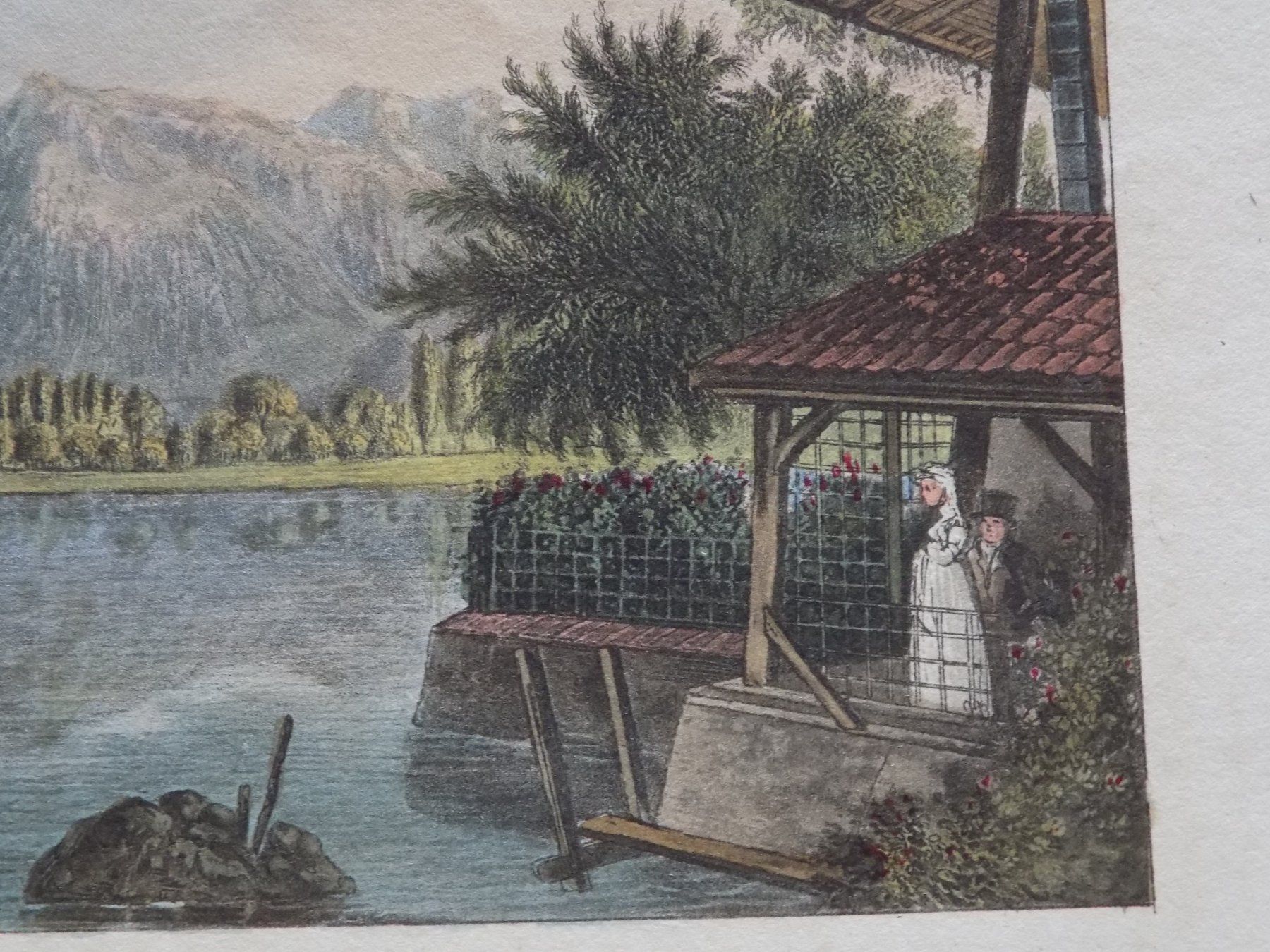 Stiche: View on the lake of Thun – Gebraucht aus Risch von Rischli15 5