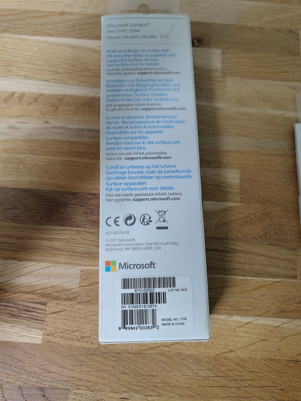 Microsoft Penna & Evidenziatori: Microsoft Surface Pen (Modell 1776) + Pen Tips – Nuovo e nell'imballaggio originale da Burgdorf venduto da tls_hp76 5
