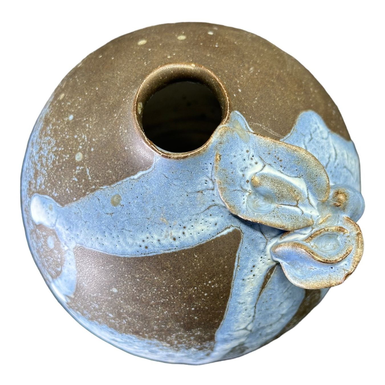 Vasen & Gefässe: Vase en grés d'art émaillé motif végétal – Gebraucht aus Morges von vintix 4