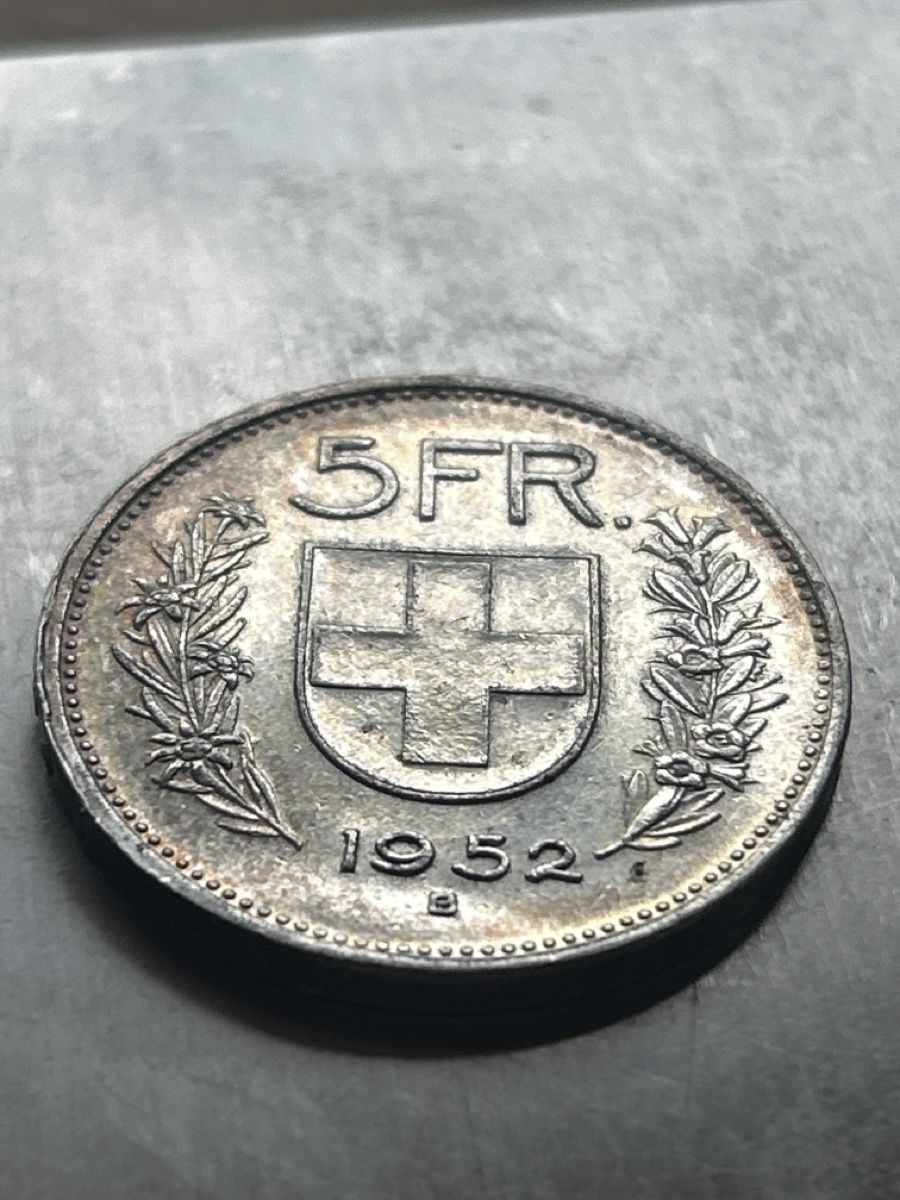 Tutti le monete: 5 Franken Schweiz 1952 – Usato da Laufen venduto da Bellavitaboom 5