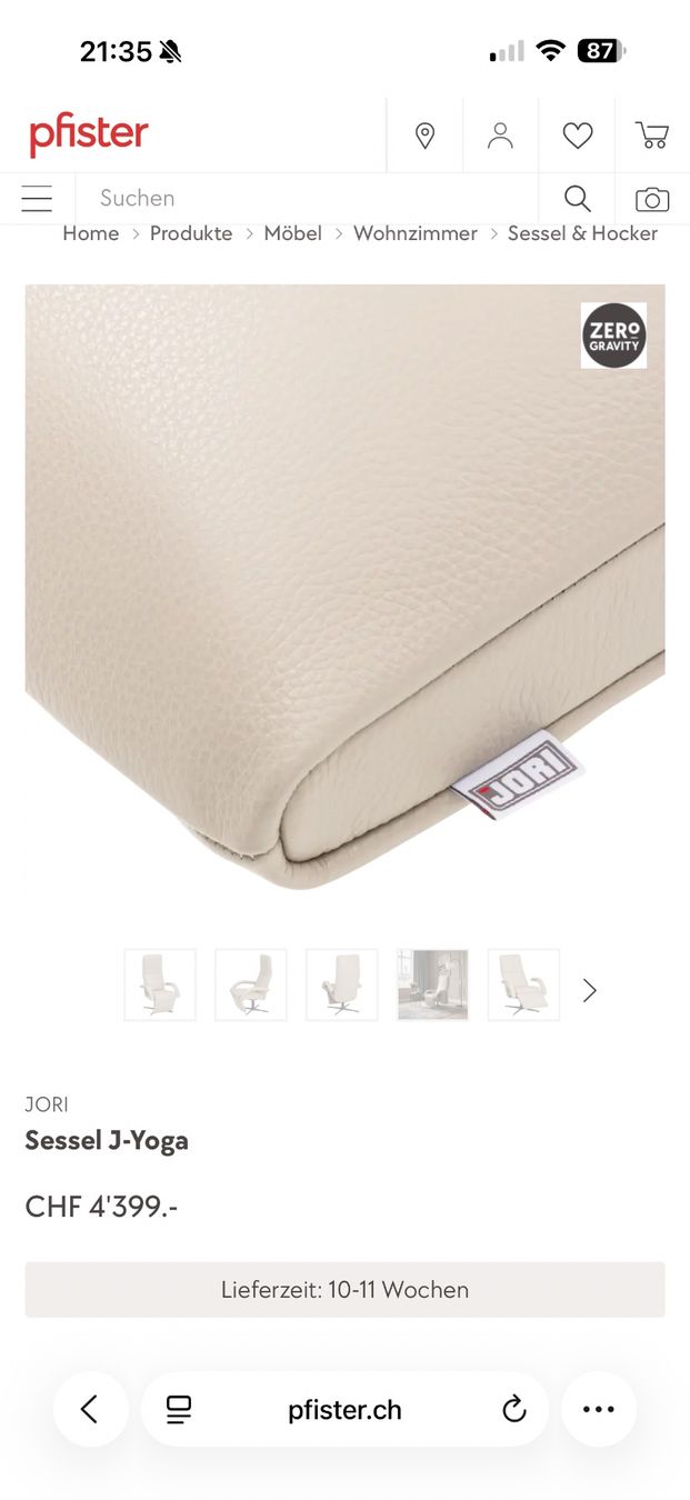 Poltrone: Jori Joga Leder Sessel – Usato da Killwangen venduto da dzu_26w7 5
