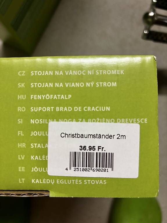 Christbaumständer: Weihnachtsbaumständer (NEU) – Neu und originalverpackt aus Bachenbülach von M-8184BaBue 1