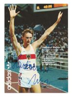 HARTMUT WEBER   2 x EM GOLD 400 M LAUF