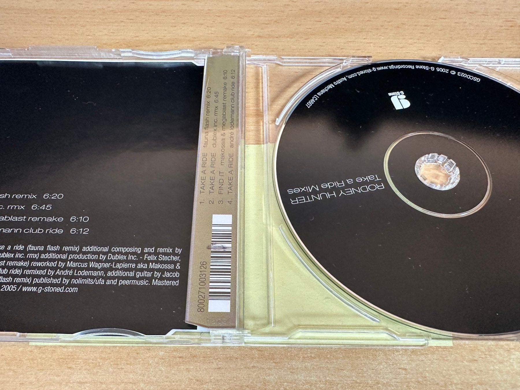 CD: Rodney Hunter - Take a Ride Mixes - Maxi CD – Usato da Rikon im Tösstal venduto da Alpenmutz 1