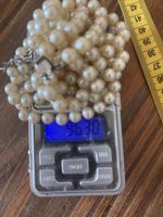 Collier vintage perles double rangs très bon état 57 cm 
