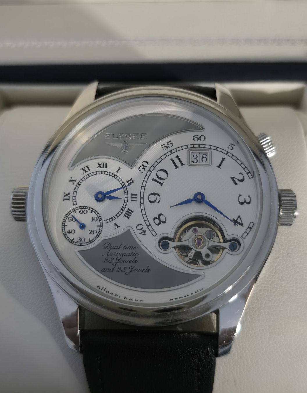 Orologi: Montre Elysee Dual Time Automatique – Usato da Les Acacias venduto da watinjo 4