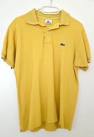 Lacoste Classic Herren Poloshirt (Gelb) Grösse 5 / L