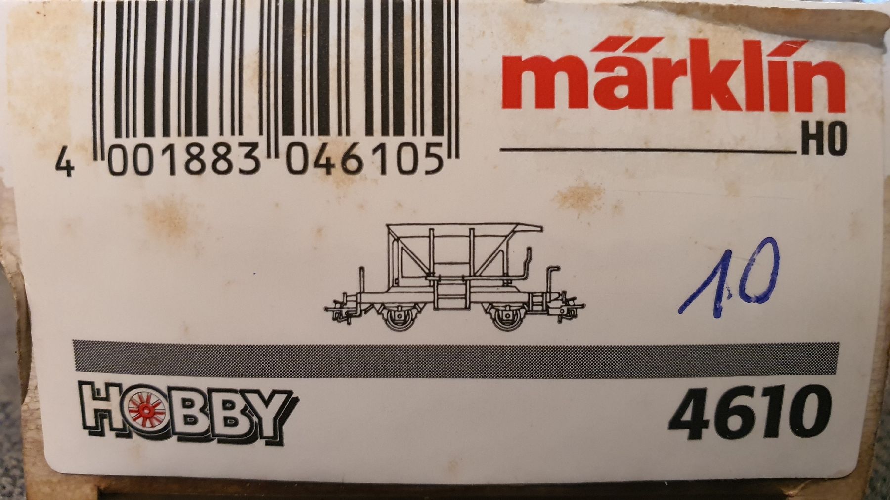 Märklin Modellini di ferrovie: MÄRKLIN 4610 GÜTERWAGEN  – Usato da Männedorf venduto da Modellbau-wyss 4