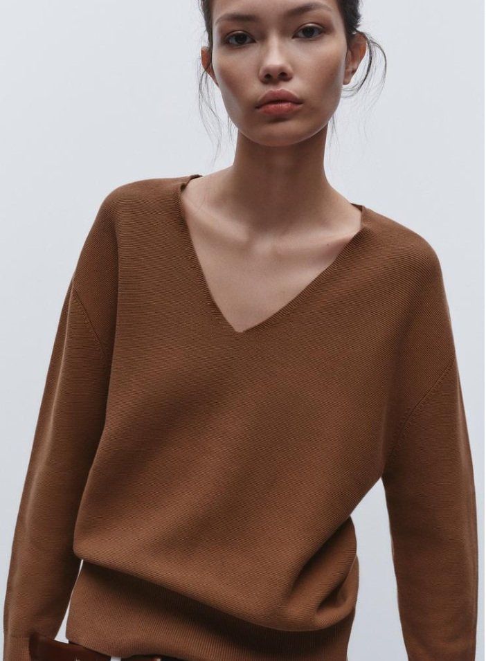Zara Maglioni & Felpe: ZARA Strickpullover Pullover aus Baumwolle Gr.L (40) NEU – Nuovo e nell'imballaggio originale da Rotkreuz venduto da beltraum 1